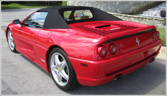In mid 1995 Ferrari introduced the 355 spider to replace the earlier 348 In mid 1995 Ferrari introduced the 355 spider to replace the earlier 348