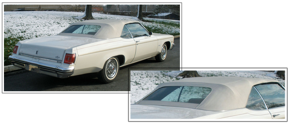 The original Oldsmobile Delta convertible top 