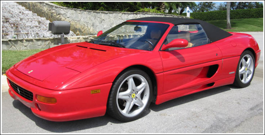 Ferrari 355 Spider Key Features Quality Made to Ferrari specs 