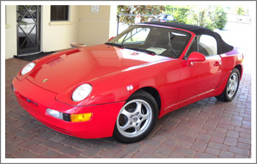 Porsche 968 Cabriolet Key Features Quality Made to Porsche specs 