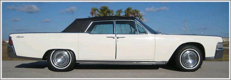 1964 Lincoln Continental Convertible. Convertible Tops and Packages