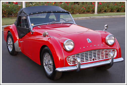 Triumph TR3 TR3A Key Features Quality Made to Triumph specs 