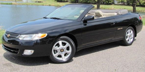 Solara Rear View 1998-03 Toyota Solara Convertible Tops and Convertible Top Parts
