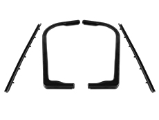 CTSI 1959-1960 Cadillac Eldorado Convertible Top Header Seal Retainer Set – Steel, Primed