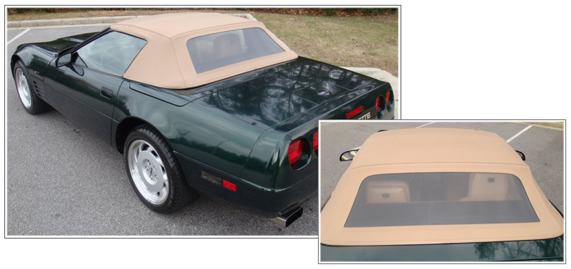 1986-1996 Corvette Convertible Top Frame Rear Bow Weatherstrip Seal - Metro Moulded