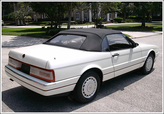 cadillac allante top pull down motor