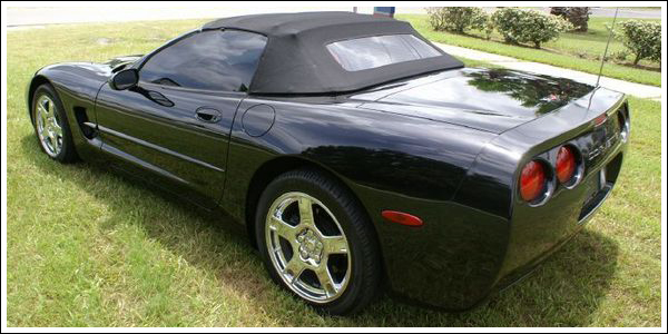 Tan Canvas Soft Top With Glass Window For Chevrolet Corvette C5 Convertible (1998-2004)