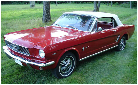 66 Ford mustang original colors #3