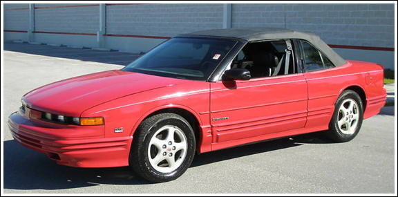 1991 95 Oldsmobile Cutl Convertible Tops And