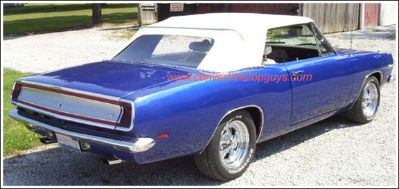 CTSI Convertible Top Side Tension Hold Down Cables For 1967-1969 Plymouth Barracuda – Pair, USA Made