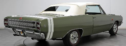 NEW! 1968 1967 1969 Dodge Dart Convertible Top Cylinder 